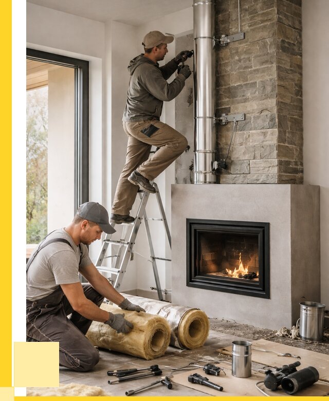 Монтаж дымоходов для каминов в Шатуре от 15366 р. ЭриданШтр