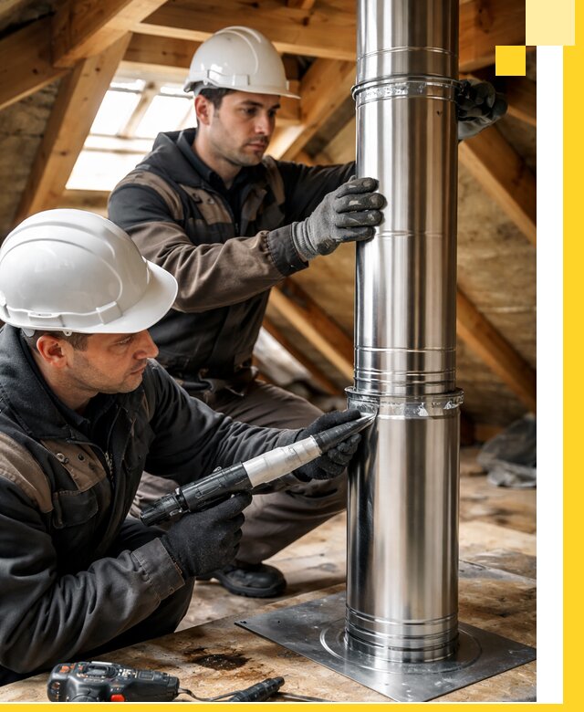 Монтаж дымоходов для каминов в Шатуре с гарантией качества