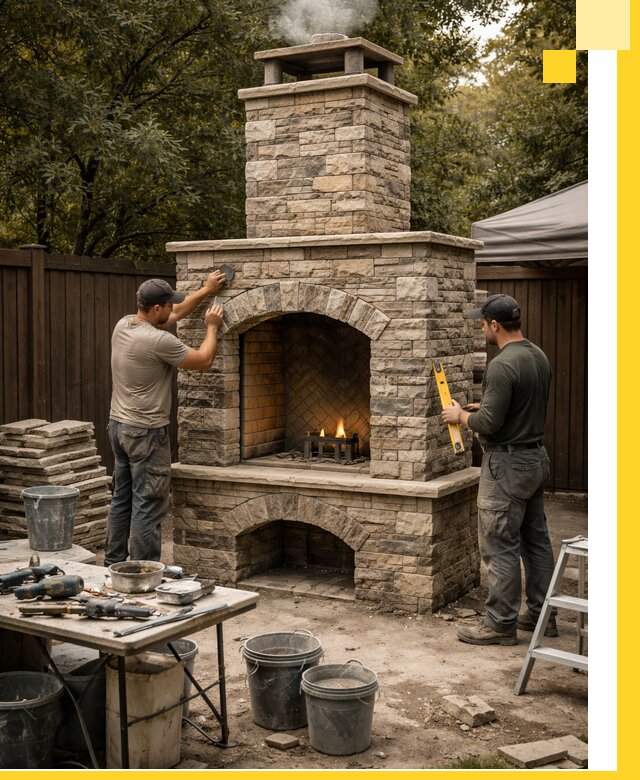 Проектирование и установка уличных каминов в Шатуре