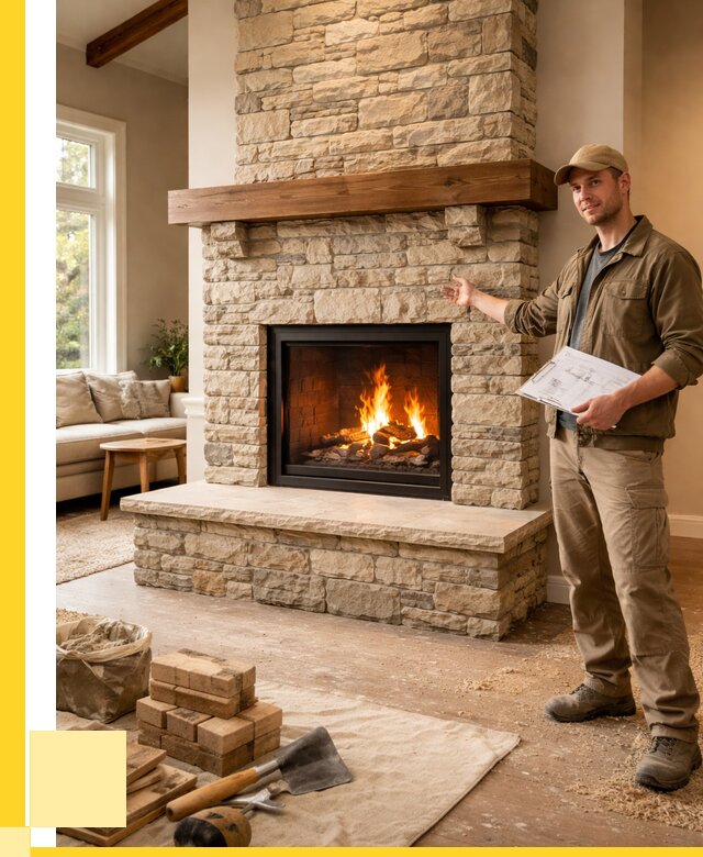 Камины под ключ в Шатуре от 184392 р. | ЭриданШтр — установка