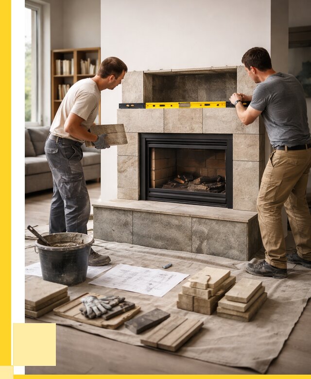 Монтаж каминов и установка в Шатуре от 46098 р. | ЭриданШтр