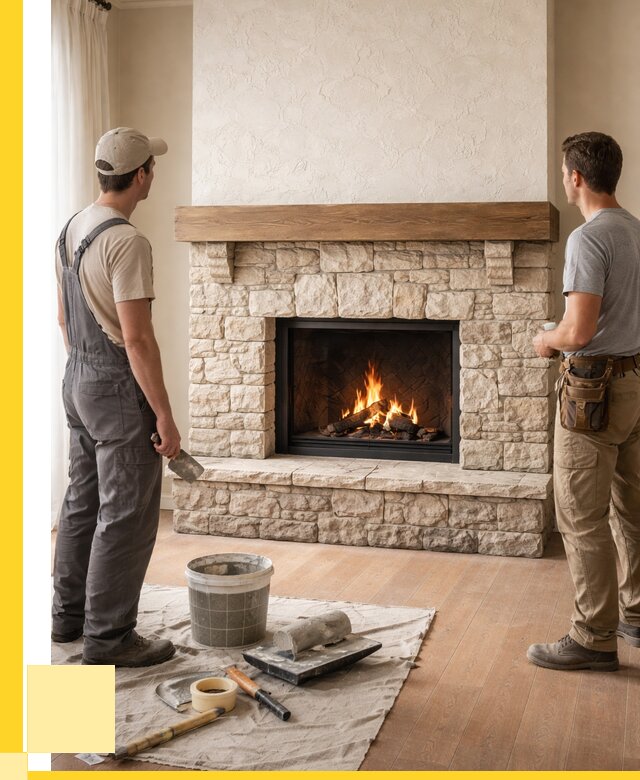 Отделка каминов в Шатуре от 6659 р. под ключ | ЭриданШтр