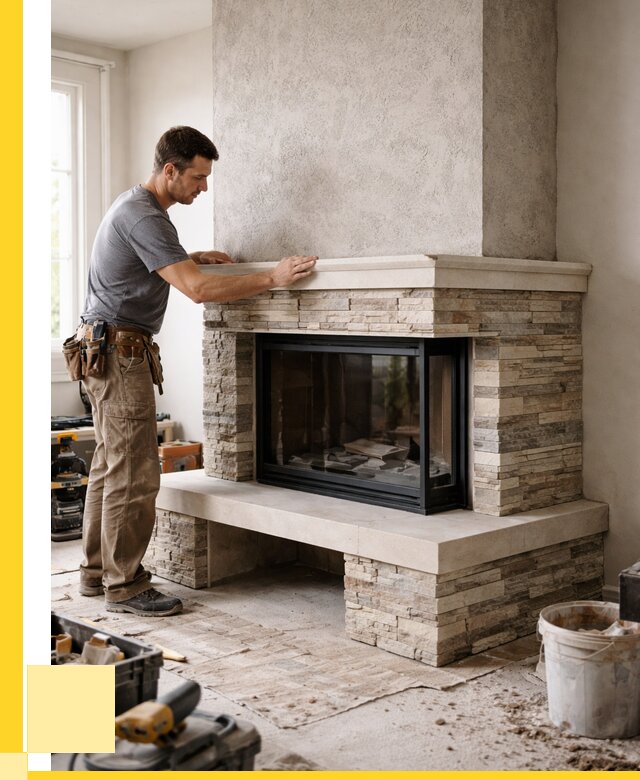 Изготовление каминов под ключ в Шатуре от 153660 р. | ЭриданШтр