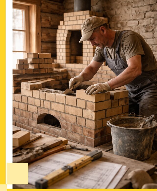 Кладка печей из кирпича в Шатуре цены от 30732 р. - ЭриданШтр