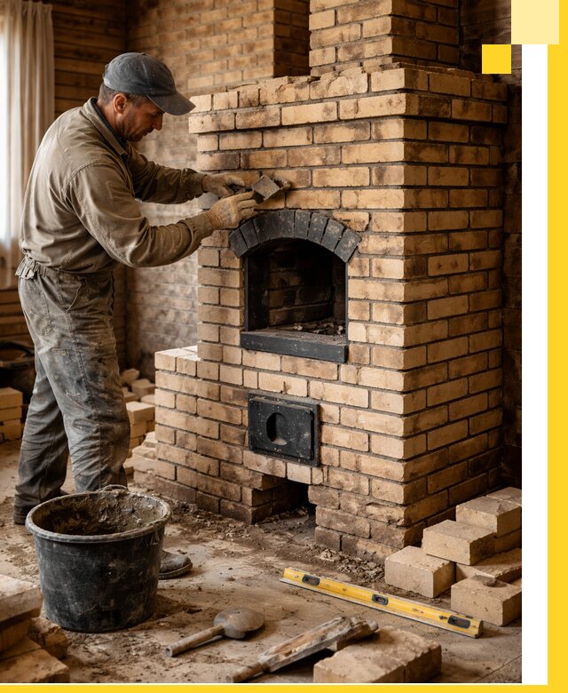 Кирпичные печи под ключ в Шатуре: проектирование и кладка