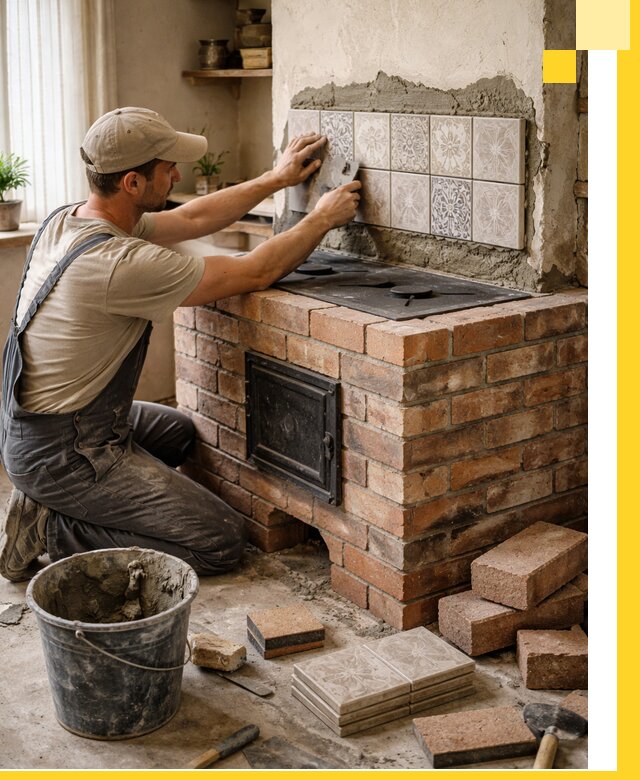 Печи с плитой на заказ монтаж гарантия и сервис в Шатуре