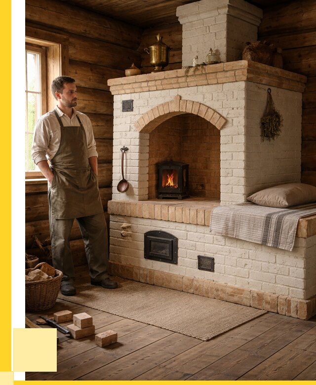 Русские печи с лежанкой под ключ в Шатуре от 153660 р. ЭриданШтр