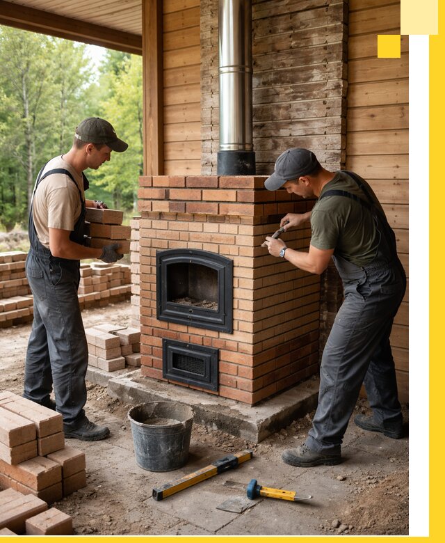 Производство и установка дачных печей под ключ в Шатуре