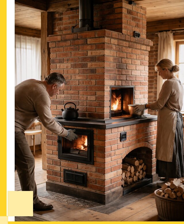 Печи для загородного дома под ключ в Шатуре от 81952 р. | ЭриданШтр