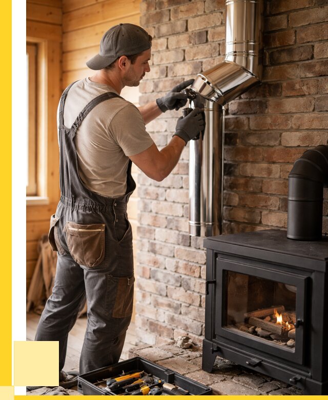 Монтаж дымоходов для печей в Шатуре от 7683 р. | ЭриданШтр