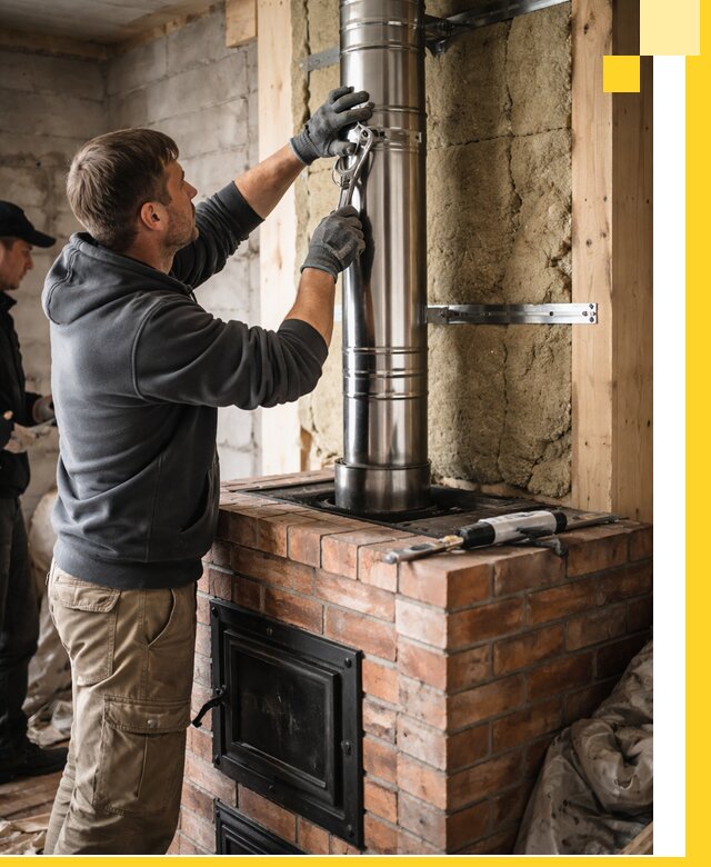Изготовление и монтаж печей и дымоходов под ключ в Шатуре