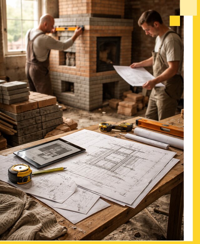 Проекты печей и каминов с индивидуальным дизайном в Шатуре