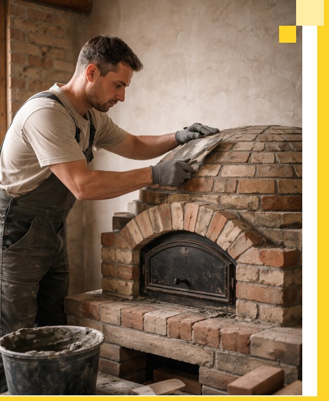 Изготовление и монтаж помпейских печей на заказ в Шатуре