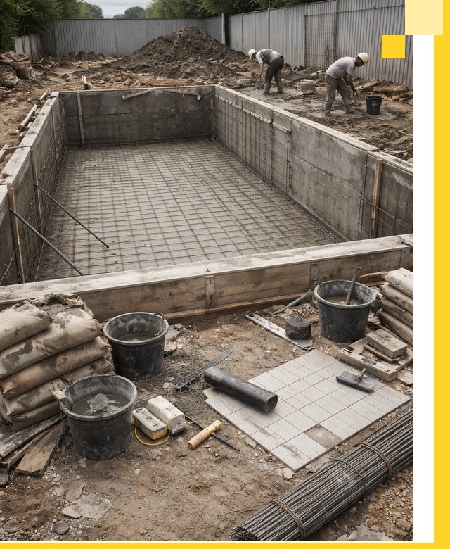 Строительство бассейнов под ключ в Шатуре, дизайн и монтаж