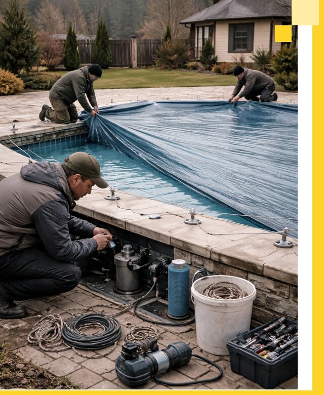 Консервация бассейнов в Шатуре: подготовка к длительному хранению