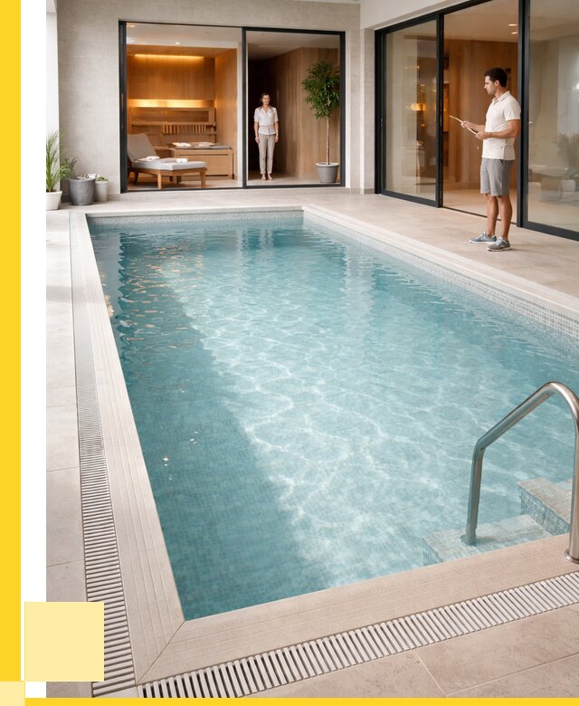 Отделка бассейна пленкой ПВХ в Шатуре от 3585 р. - ЭриданШтр