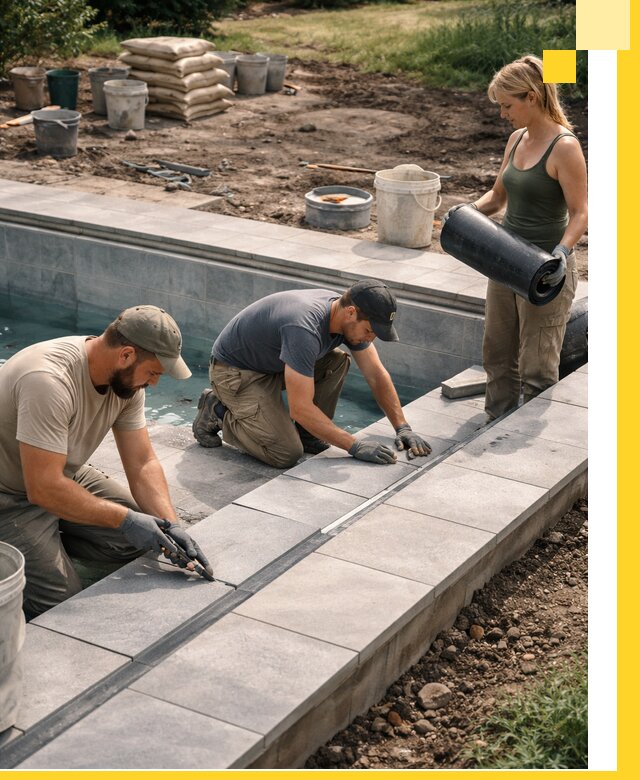 Строительство и монтаж уличных бассейнов под ключ в Шатуре