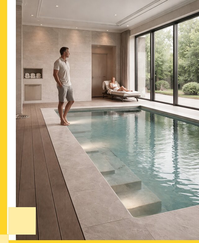 Бассейны в коттедже под ключ в Шатуре от 1229280 р. | ЭриданШтр