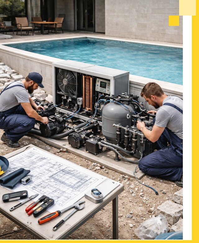 Проектирование и монтаж бассейнов с подогревом в Шатуре