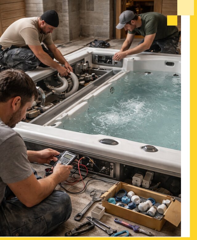 Гидромассажные бассейны под ключ в Шатуре, дизайн и монтаж