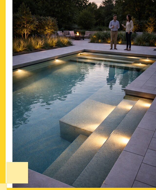 Освещение бассейнов в Шатуре под ключ от 25610 р. | ЭриданШтр