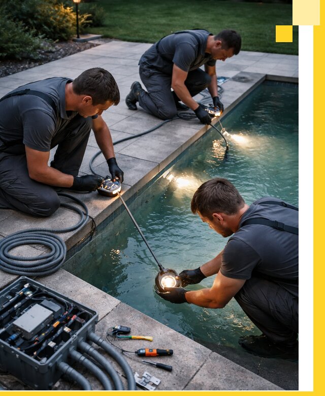 Профессиональное освещение бассейнов в Шатуре: дизайн и монтаж