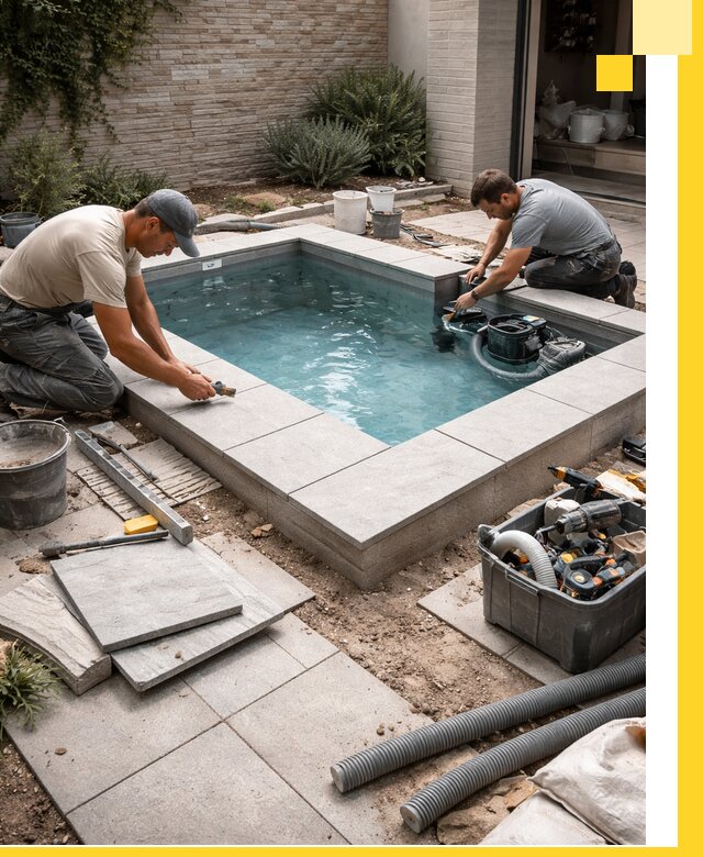 Мини бассейны под ключ в Шатуре, дизайн и установка