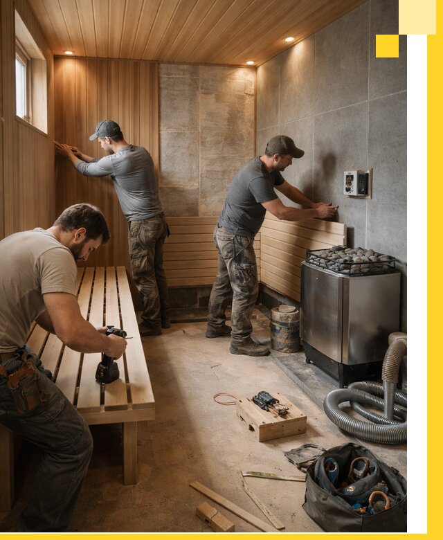 Сауны под ключ в Шатуре, проектирование, строительство, отделка