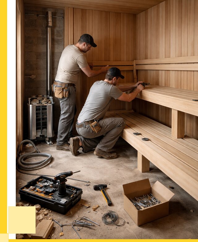 Монтаж саун под ключ в Шатуре от 122928 р. | ЭриданШтр
