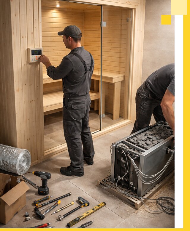 Поставка, установка и монтаж электрических саун в Шатуре