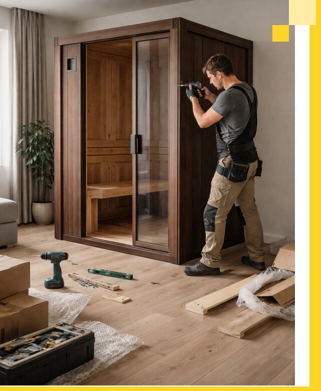 Установка и производство мини саун под ключ в Шатуре