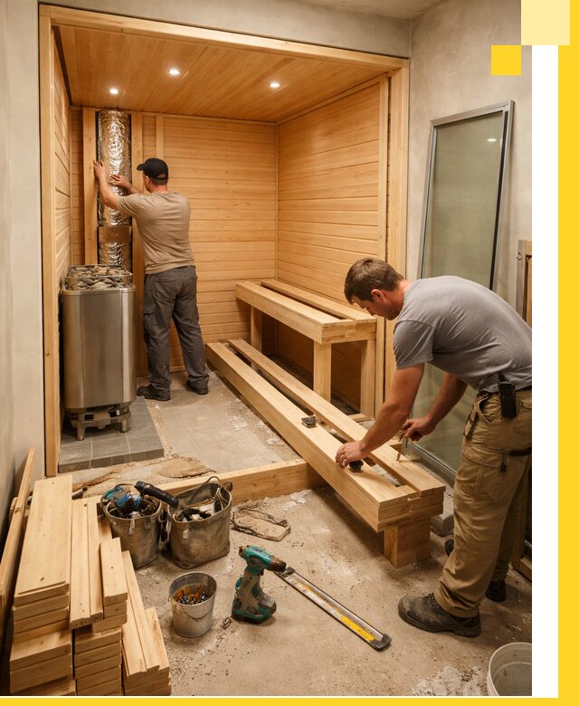 Проектирование и установка домашних саун под ключ в Шатуре