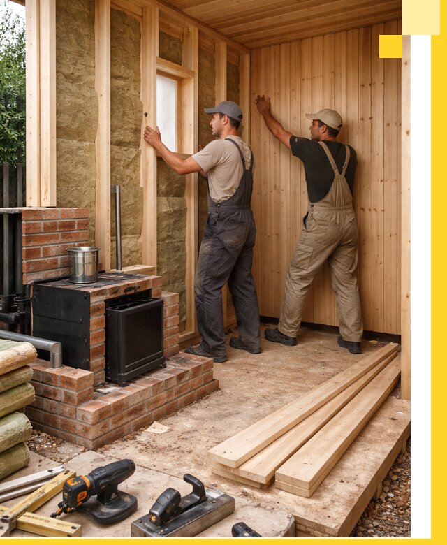 Строительство и установка дачных саун под ключ в Шатуре