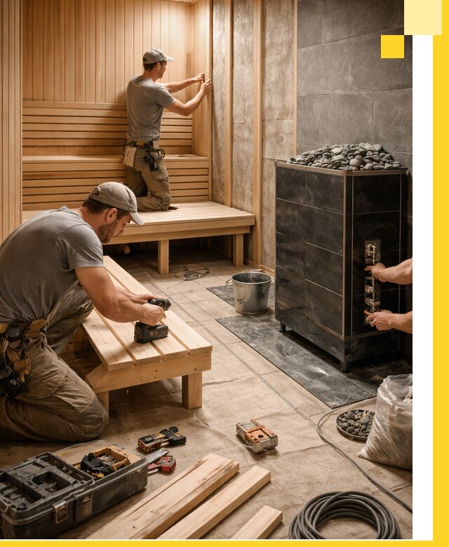 Дизайн и строительство интерьерных саун под ключ в Шатуре