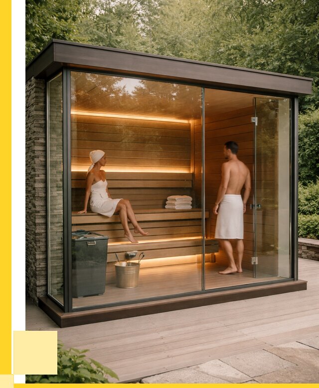 Сауна стеклянная и двери для сауны в Шатуре от 256100 р. | ЭриданШтр