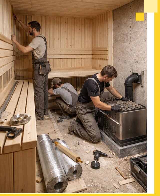 Индивидуальные сауны на заказ в Шатуре под ключ, проект и монтаж