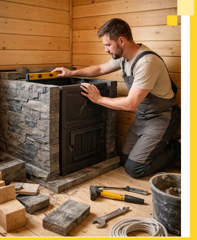 Производство и установка печей для саун под ключ в Шатуре