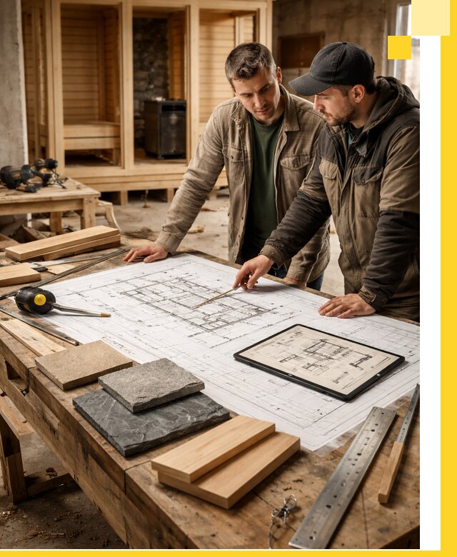 Проекты бань под ключ и планы строительства в Шатуре