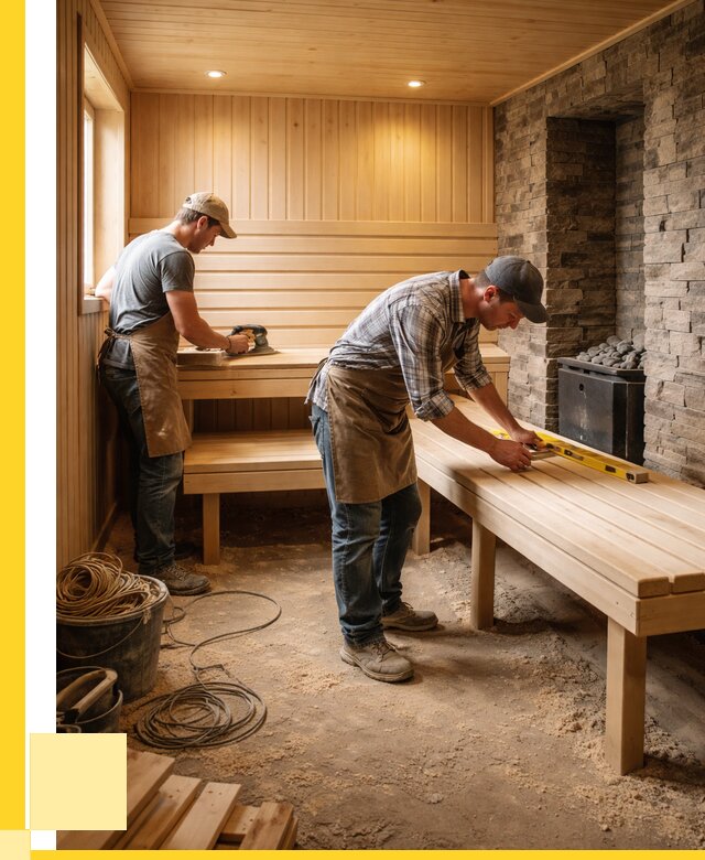 Отделка бани в Шатуре: внутренняя отделка от 3073 р. | ЭриданШтр