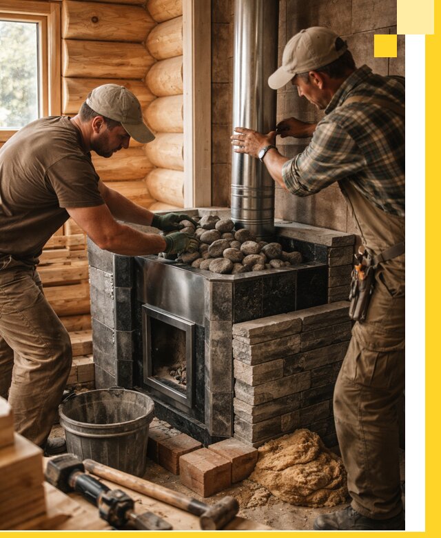 Строительство и отделка русских бань под ключ в Шатуре