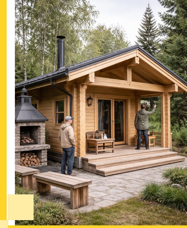 Деревянные бани под ключ в Шатуре от 460980 р. | ЭриданШтр