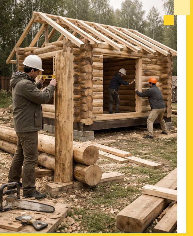 Строительство бань для дачи под ключ в Шатуре с доставкой и монтажом