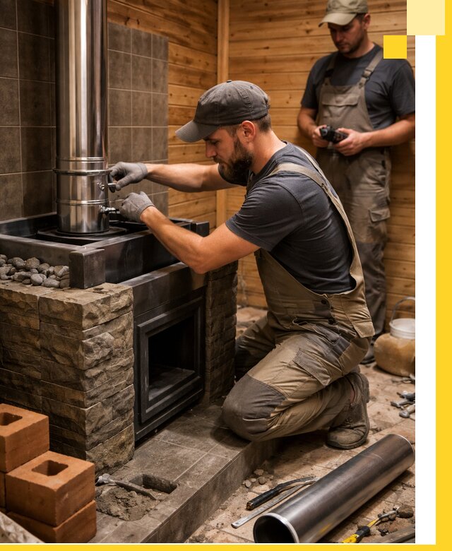 Изготовление и установка банных печей под ключ в Шатуре