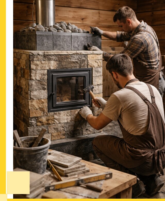 Облицовка банной печи в Шатуре от 15366 р. | ЭриданШтр