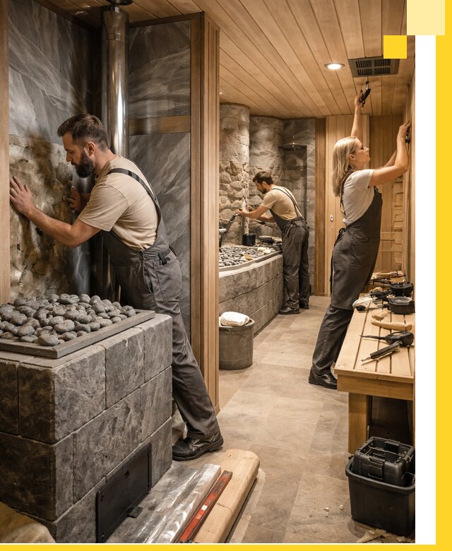 Строительство бань и SPA процедур в Шатуре под ключ и отделкой