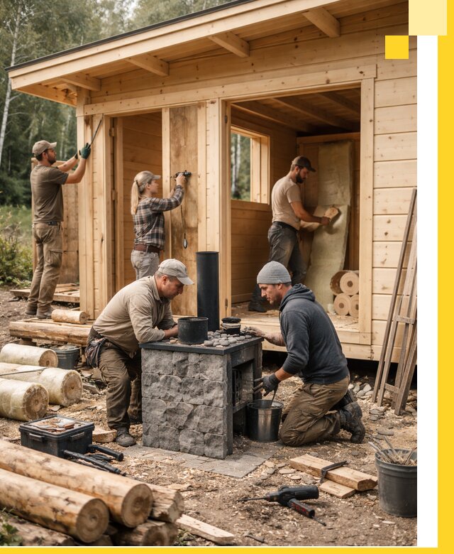 Купить баню под ключ в Шатуре строительство монтаж отделка