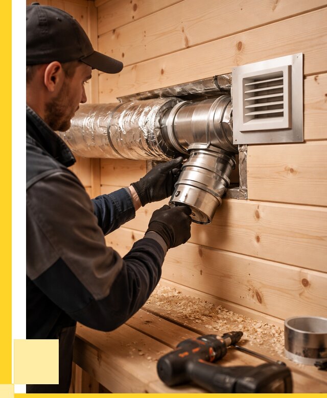 Монтаж вентиляции бани в Шатуре от 12293 р. | ЭриданШтр