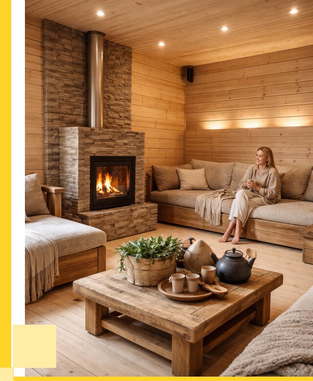 Проект бани с комнатой отдыха в Шатуре от 35854 р. | ЭриданШтр