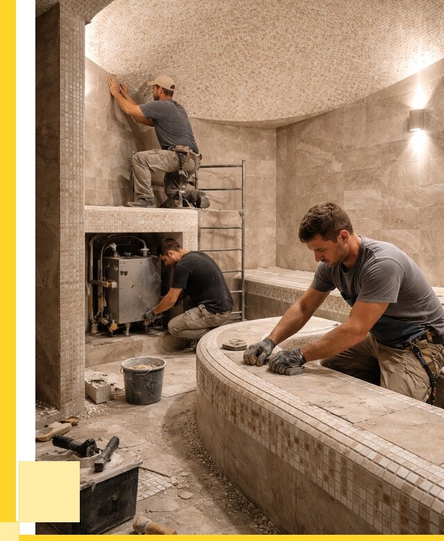 Монтаж хамамов под ключ в Шатуре от 256100 р. ЭриданШтр