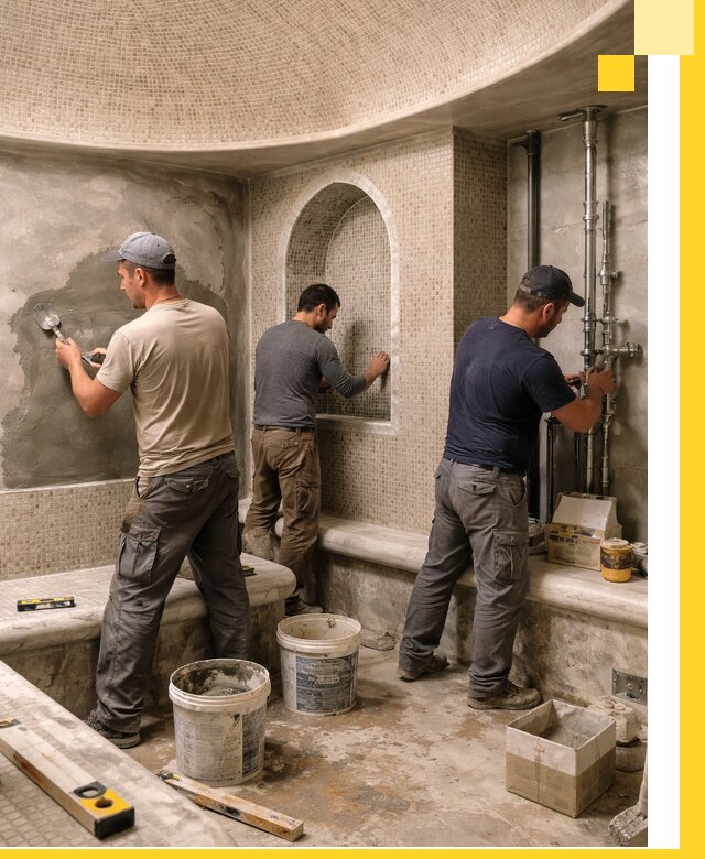 Профессиональный монтаж хамамов под ключ в Шатуре с гарантией